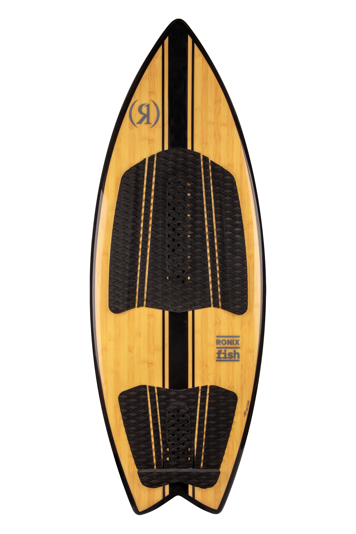 2027 Ronix Koal Classic Fish Wakesurf Glossy Bamboo / Black — topsheet