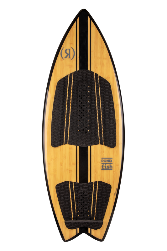 2027 Ronix Koal Classic Fish Wakesurf Glossy Bamboo / Black — topsheet