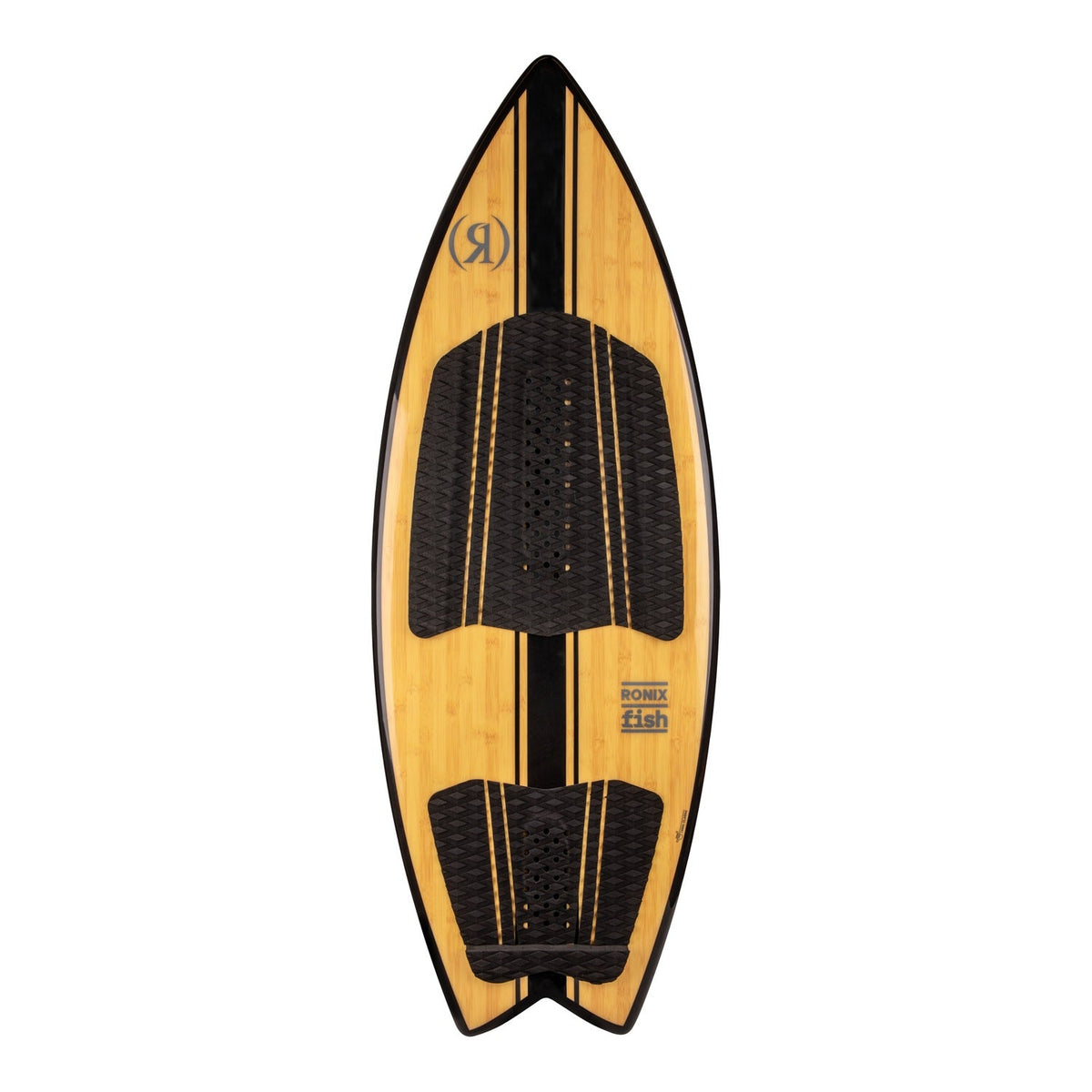 2027 Ronix Koal Classic Fish Wakesurf Glossy Bamboo / Black — topsheet