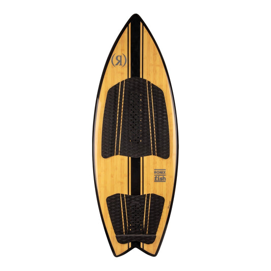 2027 Ronix Koal Classic Fish Wakesurf Glossy Bamboo / Black — topsheet