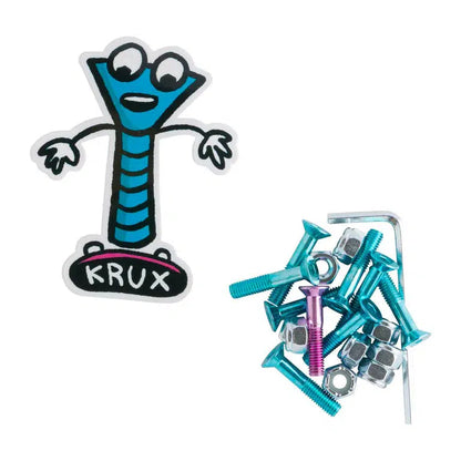 Krux Allen Key Skateboard Bolts 1"