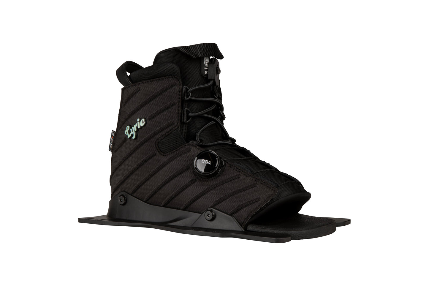 2027 Radar Lyric BOA Boot Coal — angled view showing the BOA dial and women's-specific cuff
