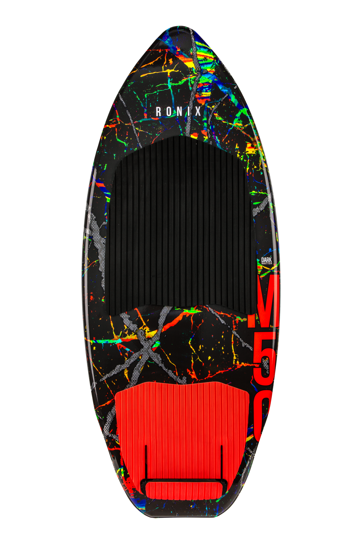 2027 Ronix M50 Dark Matter Wakesurf Distressed Color Palette — topsheet