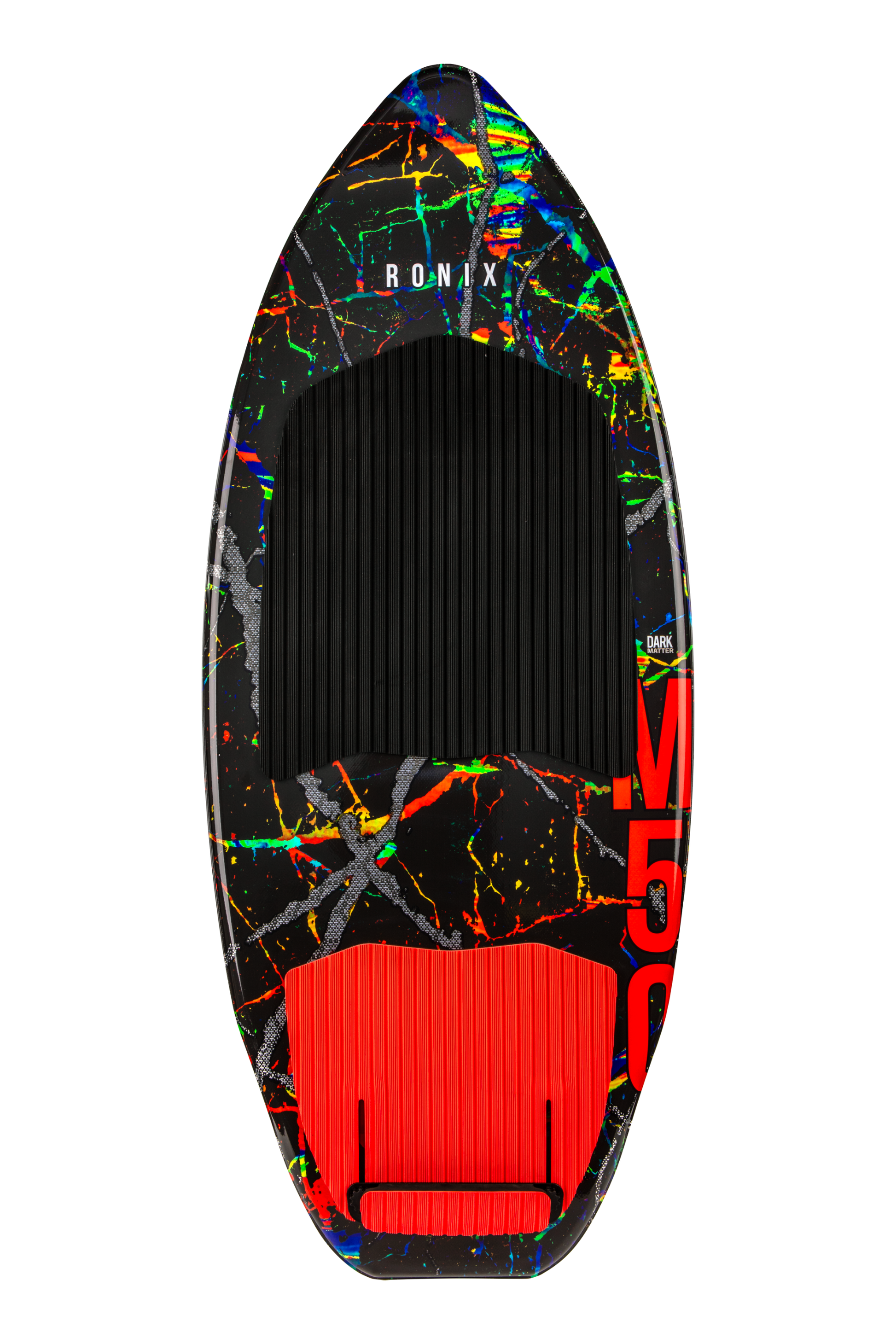 2027 Ronix M50 Dark Matter Wakesurf Distressed Color Palette — topsheet