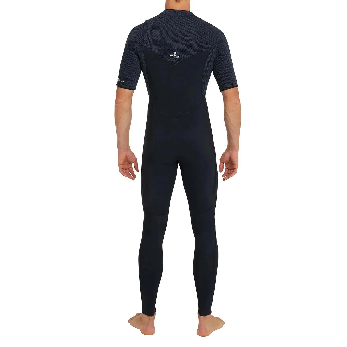 2025 O'Neill HyperFreak 2mm Short Arm Steamer Chest Zip Wetsuit - Black