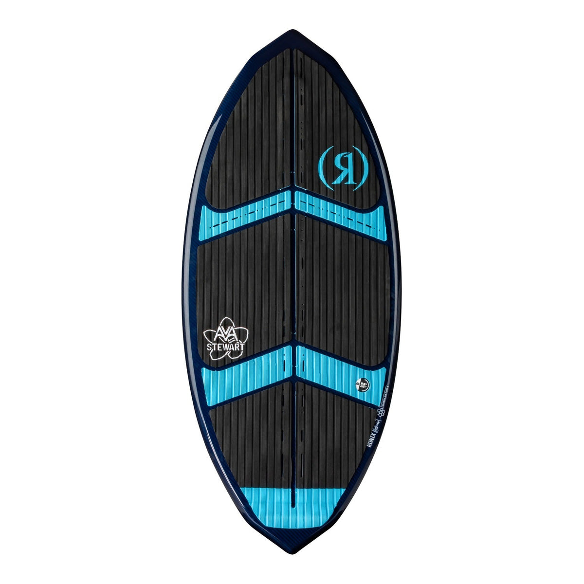 2027 Ronix Womens Moment Carbon Air Core 4 Skimmer Wakesurf Aqua — topsheet