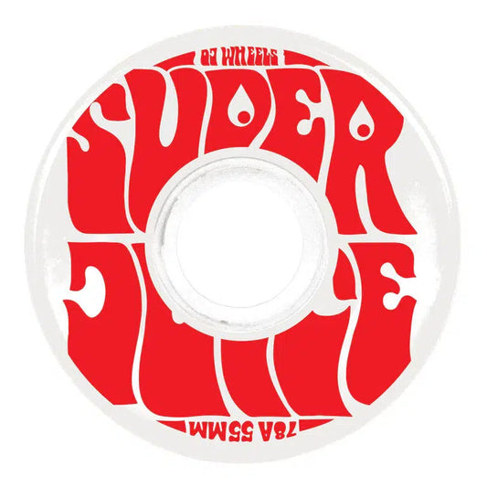 OJ - Mini Super Juice White 55MM 78A Skateboard Wheels