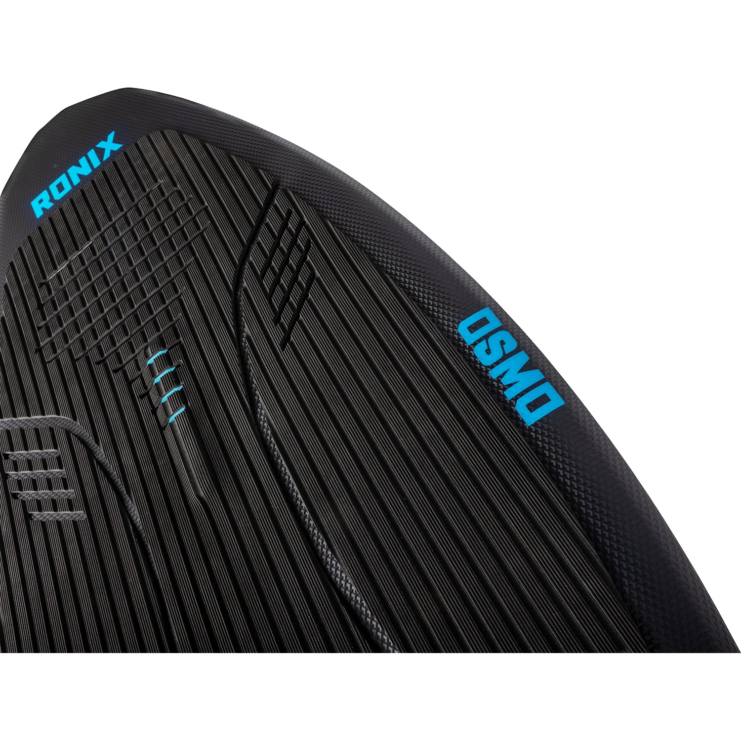 2027 Ronix Osmo Skimmer Tuff Tech Wakesurf Black / Azure Blue — 55 inch colourway
