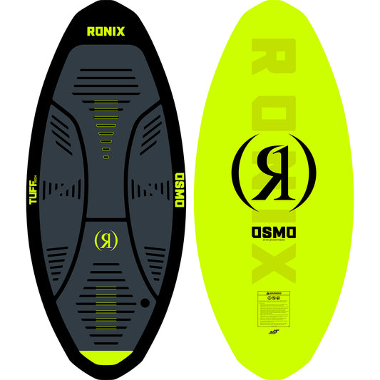 2027 Ronix Osmo Skimmer Tuff Tech Wakesurf Black / GP Yellow — 51 inch colourway