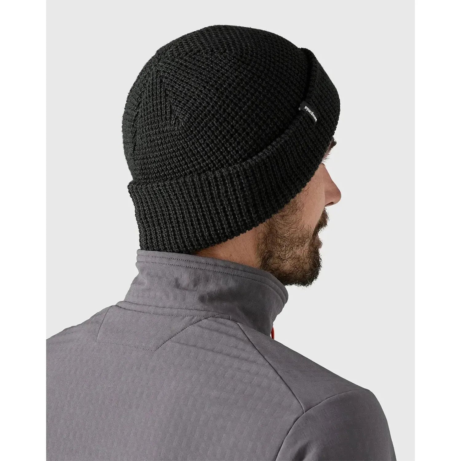 Patagonia SnowDrifter Beanie | Model back of head 