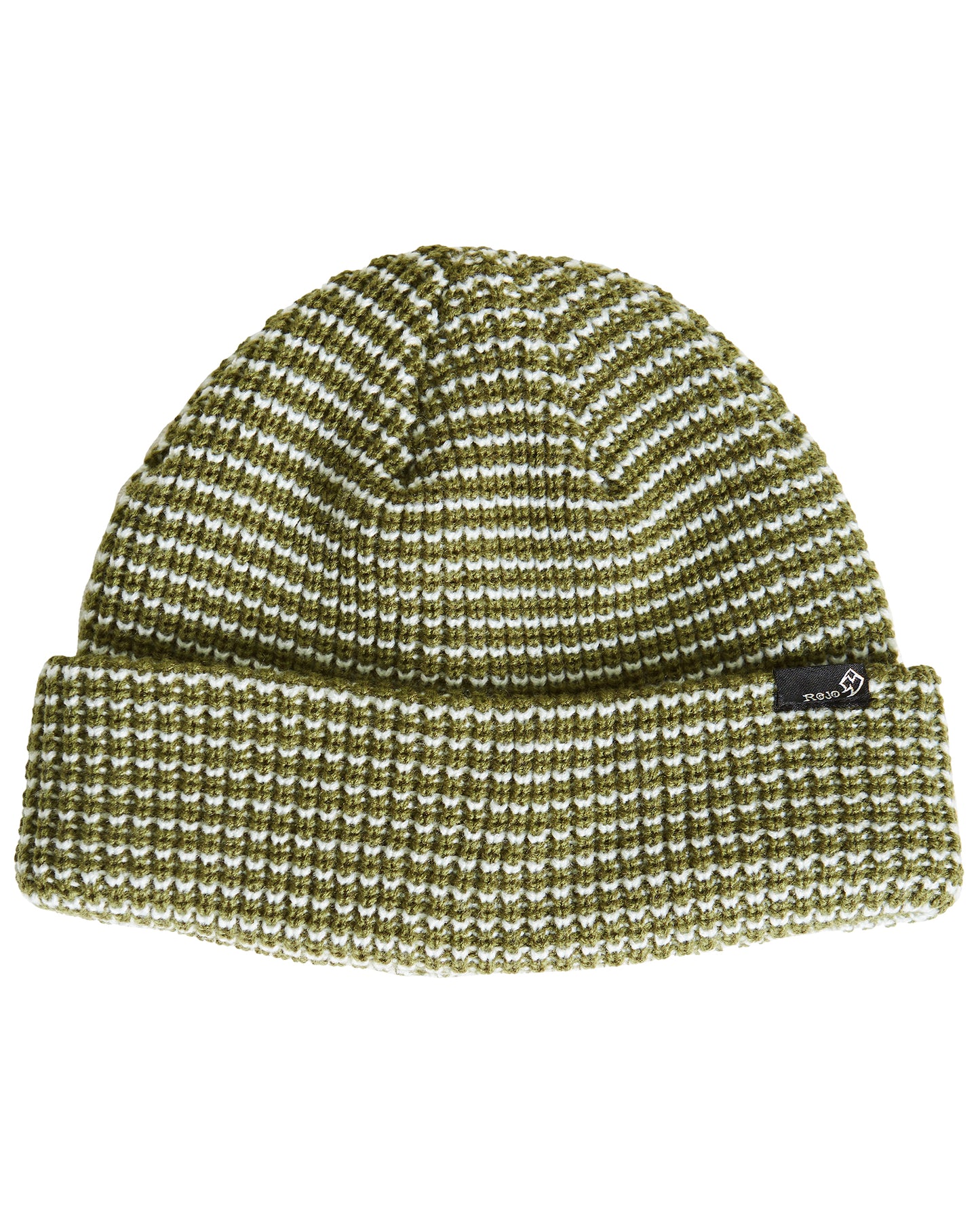 Rojo Retro Striped Beanie