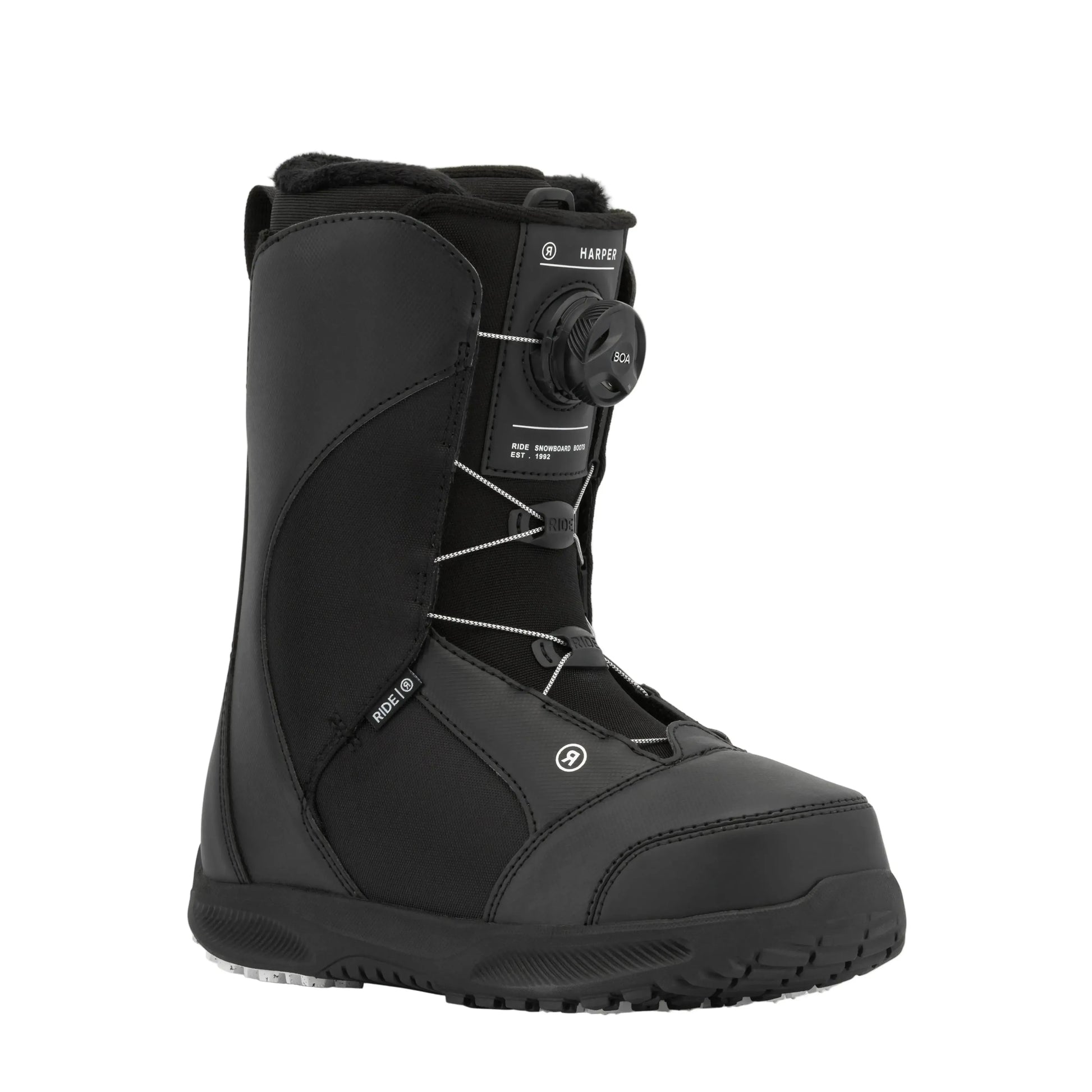 2026 Ride Women's Harper Snowboard Boot | Black | Side