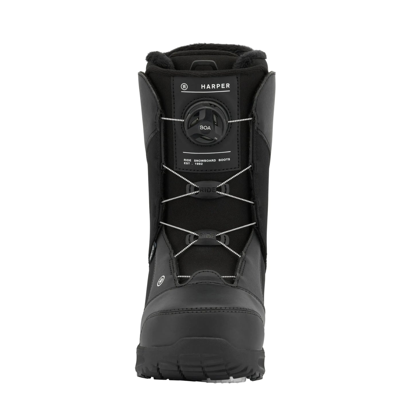 2026 Ride Women's Harper Snowboard Boot | Black | Front