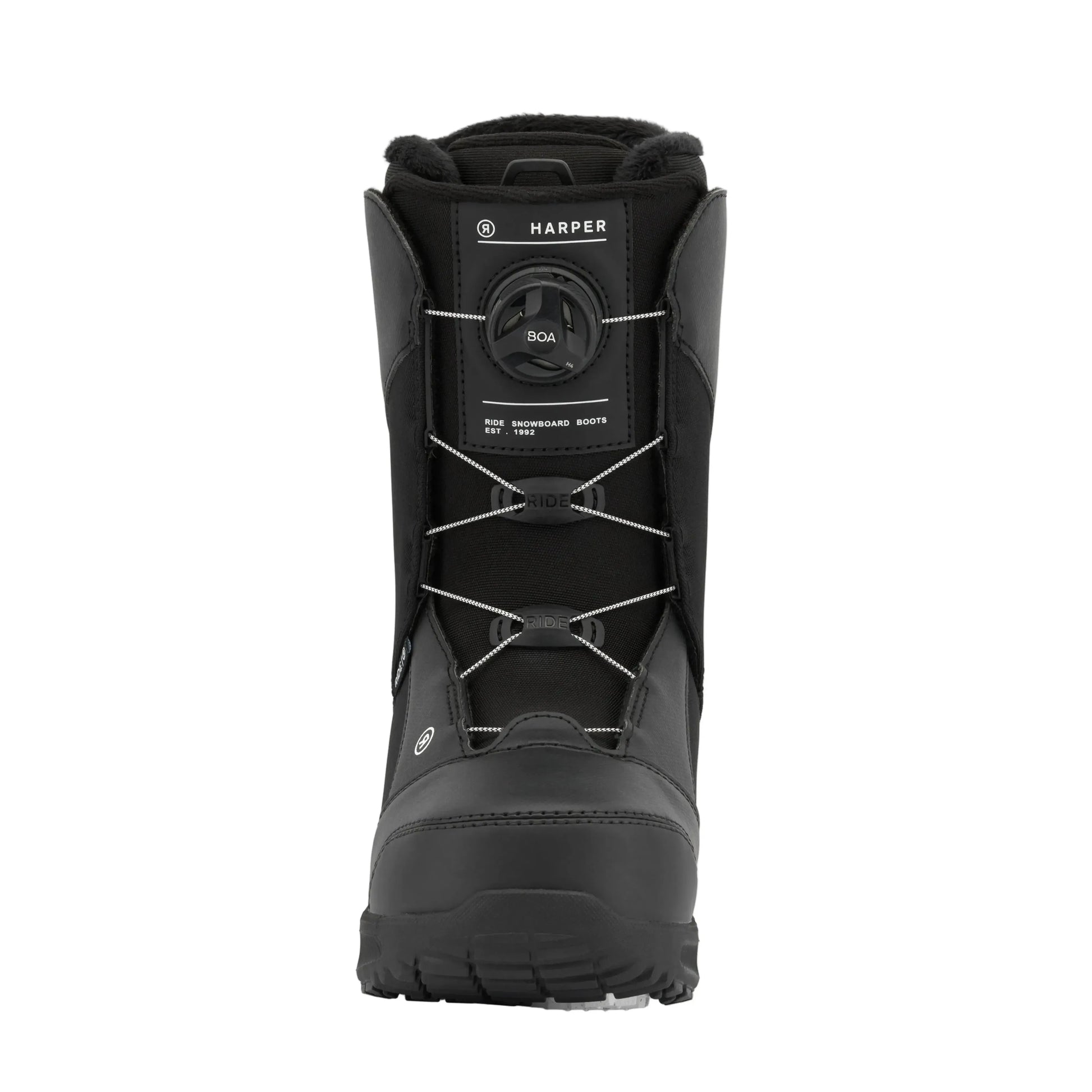 2026 Ride Women's Harper Snowboard Boot | Black | Front