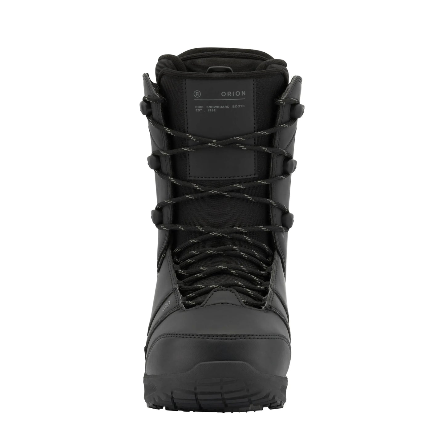 2026 Ride Men's Orion Snowboard Boot | Black | Front view