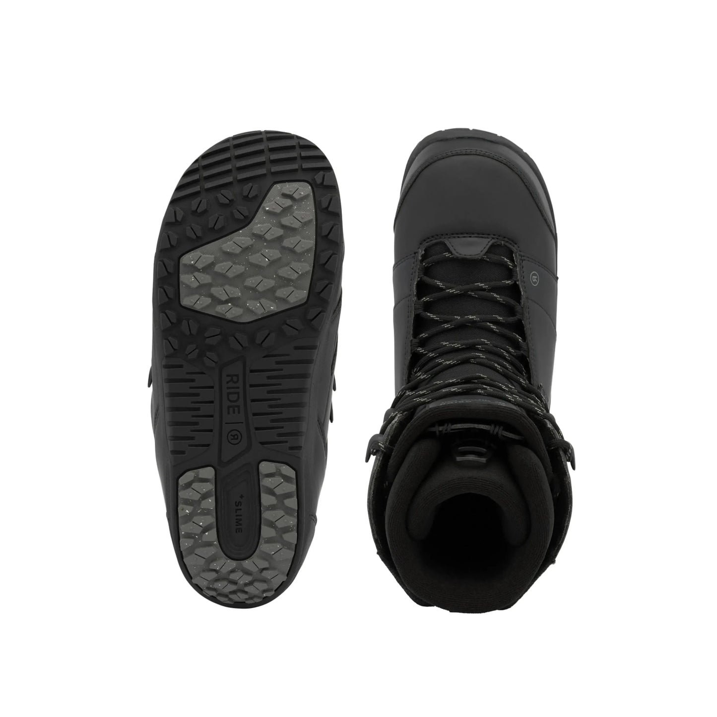 2026 Ride Men's Orion Snowboard Boot | Black | Top View