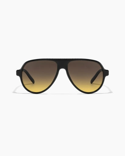 Ritual Vision Hotrod - Polished Black / Amber Fade Polarised