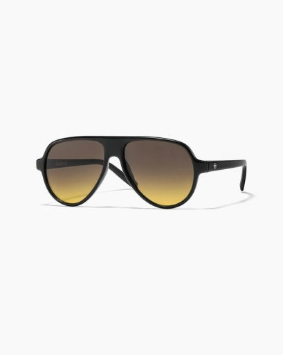 Ritual Vision Hotrod - Polished Black / Amber Fade Polarised