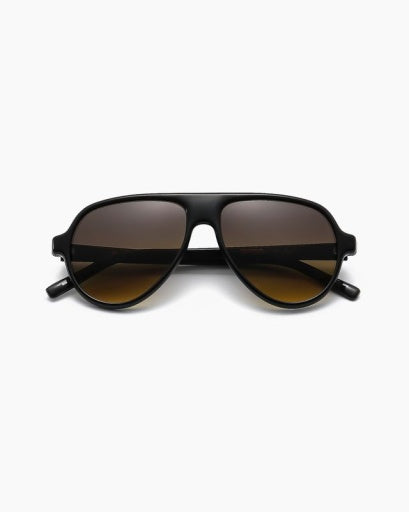 Ritual Vision Hotrod - Polished Black / Amber Fade Polarised