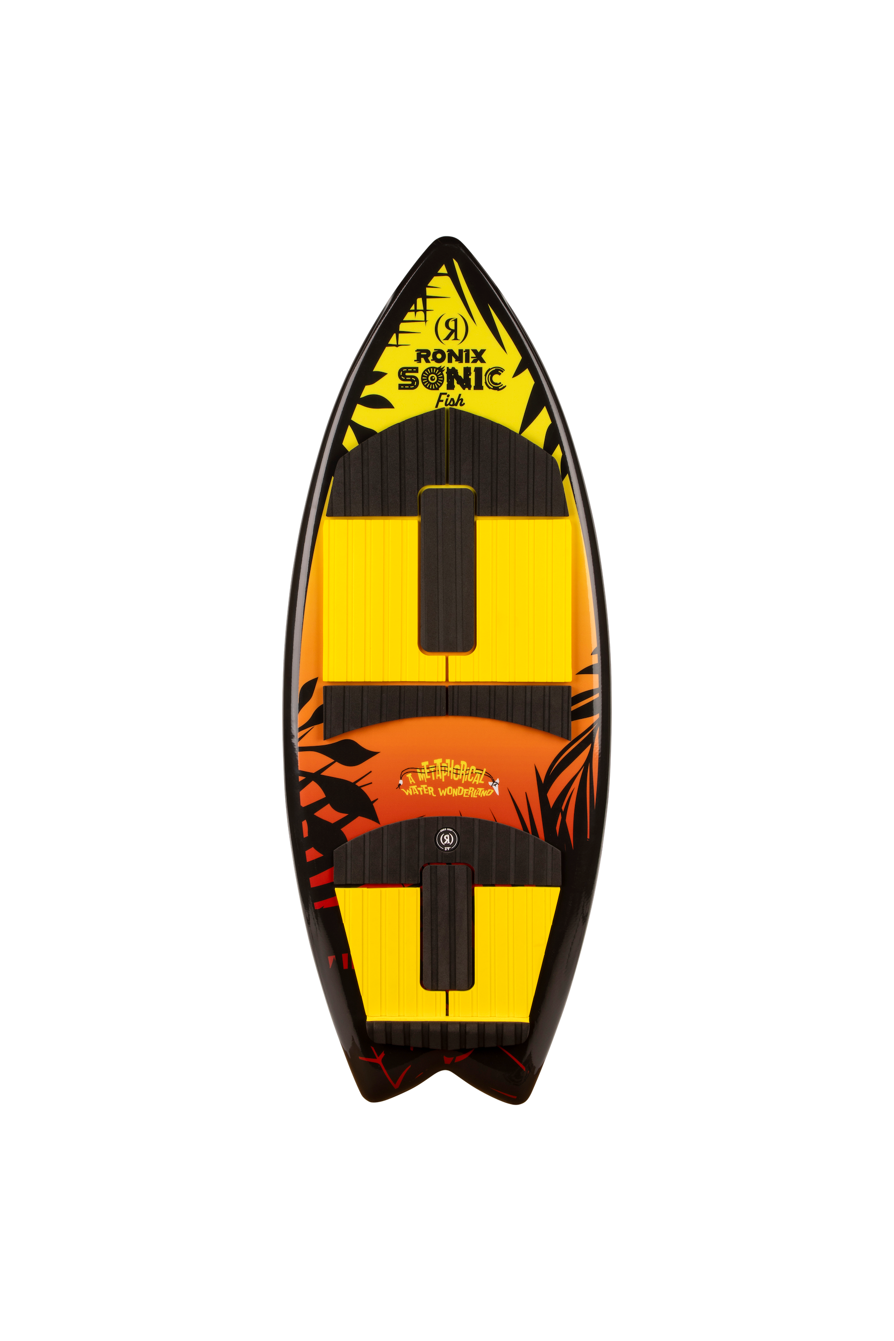 2027 Ronix Sonic Boys Fish Wakesurf Sunset Splash — topsheet