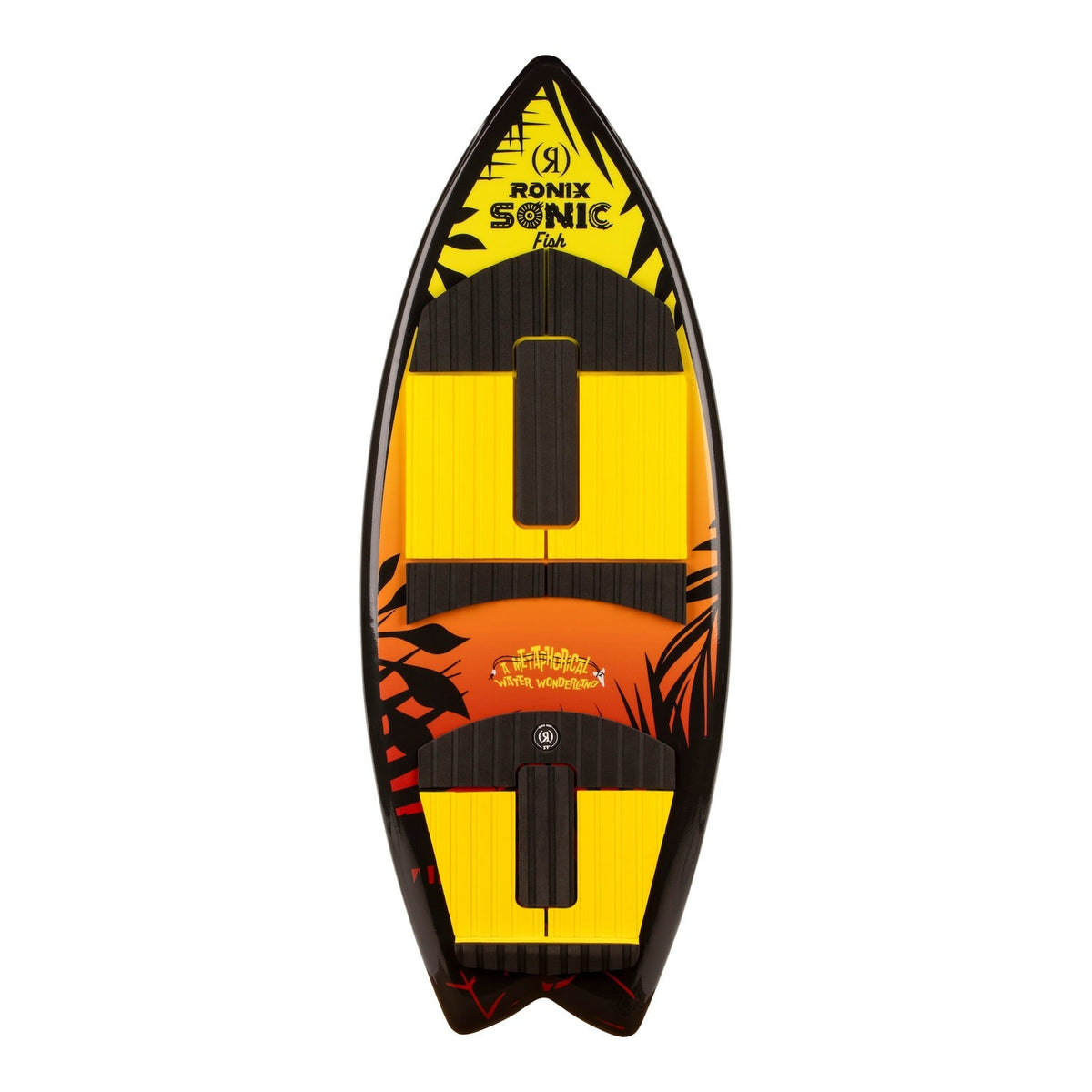 2027 Ronix Sonic Boys Fish Wakesurf Sunset Splash — topsheet