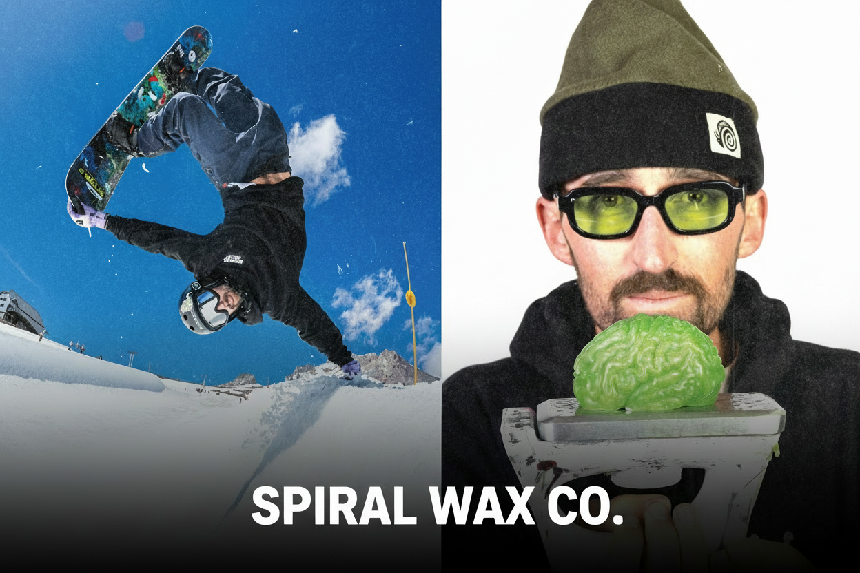 Spiral Wax Co. Brand Banner