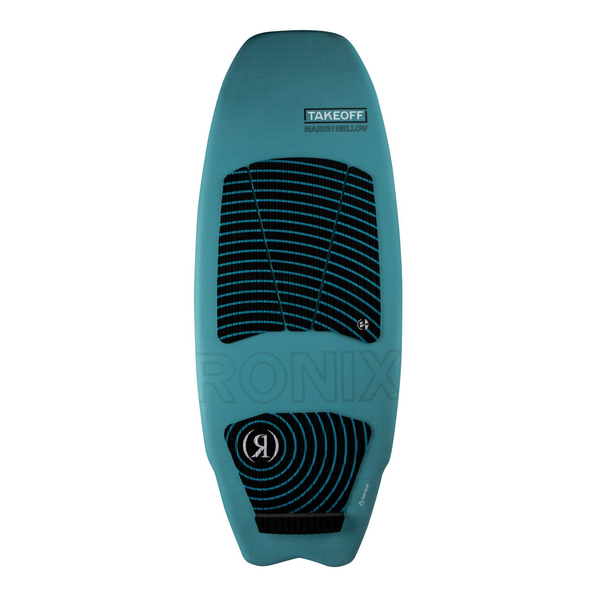 2027 Ronix Takeoff Marsh Mellow Wakesurf Sapphire Blue / Bamboo — topsheet