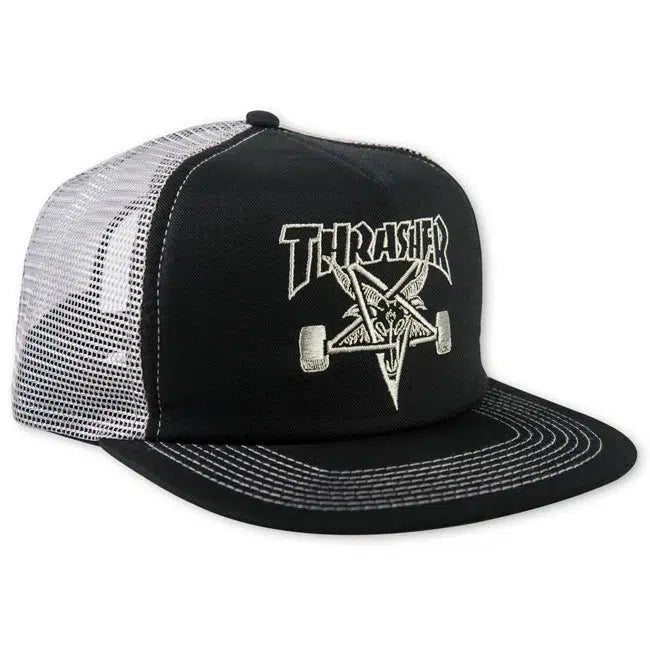 Thrasher - Skategoat Trucker Cap Black/Grey