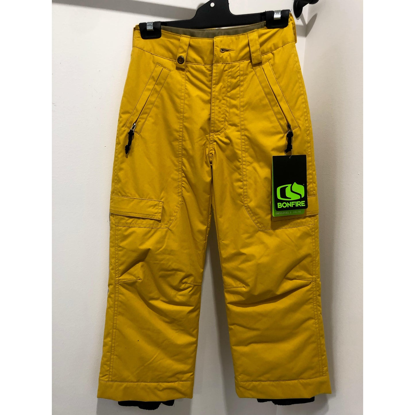 BONFIRE BURLY KIDS SNOW PANTS GOLDEN S