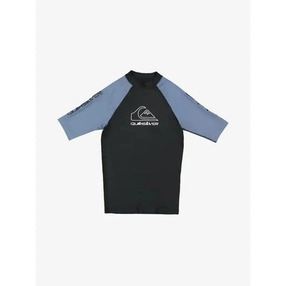 2026 Quiksilver On Tour Youth SS Rash Vest - China Blue