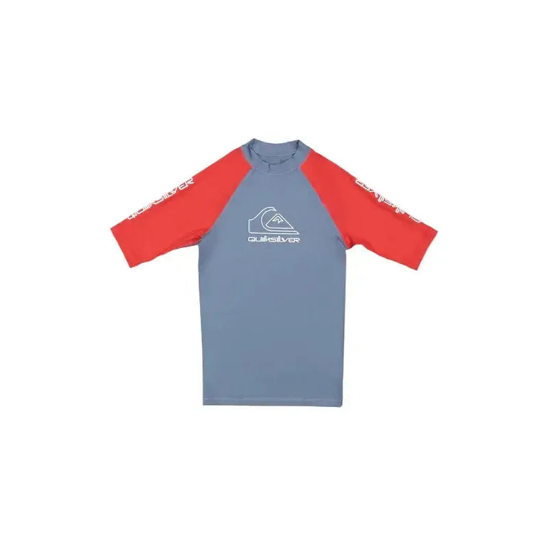 2026 Quiksilver On Tour Youth SS Rash Vest - Salsa