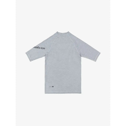 2026 Quiksilver All Time Youth SS Rash Vest - Quarry Heather