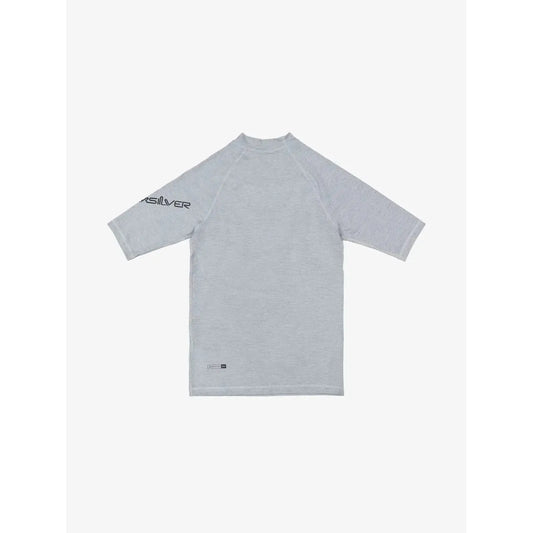 2026 Quiksilver All Time Youth SS Rash Vest - Quarry Heather