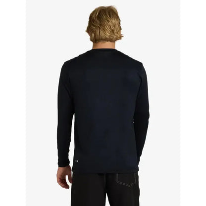 2026 Quiksilver Solid Streak LS Rash Vest - Black