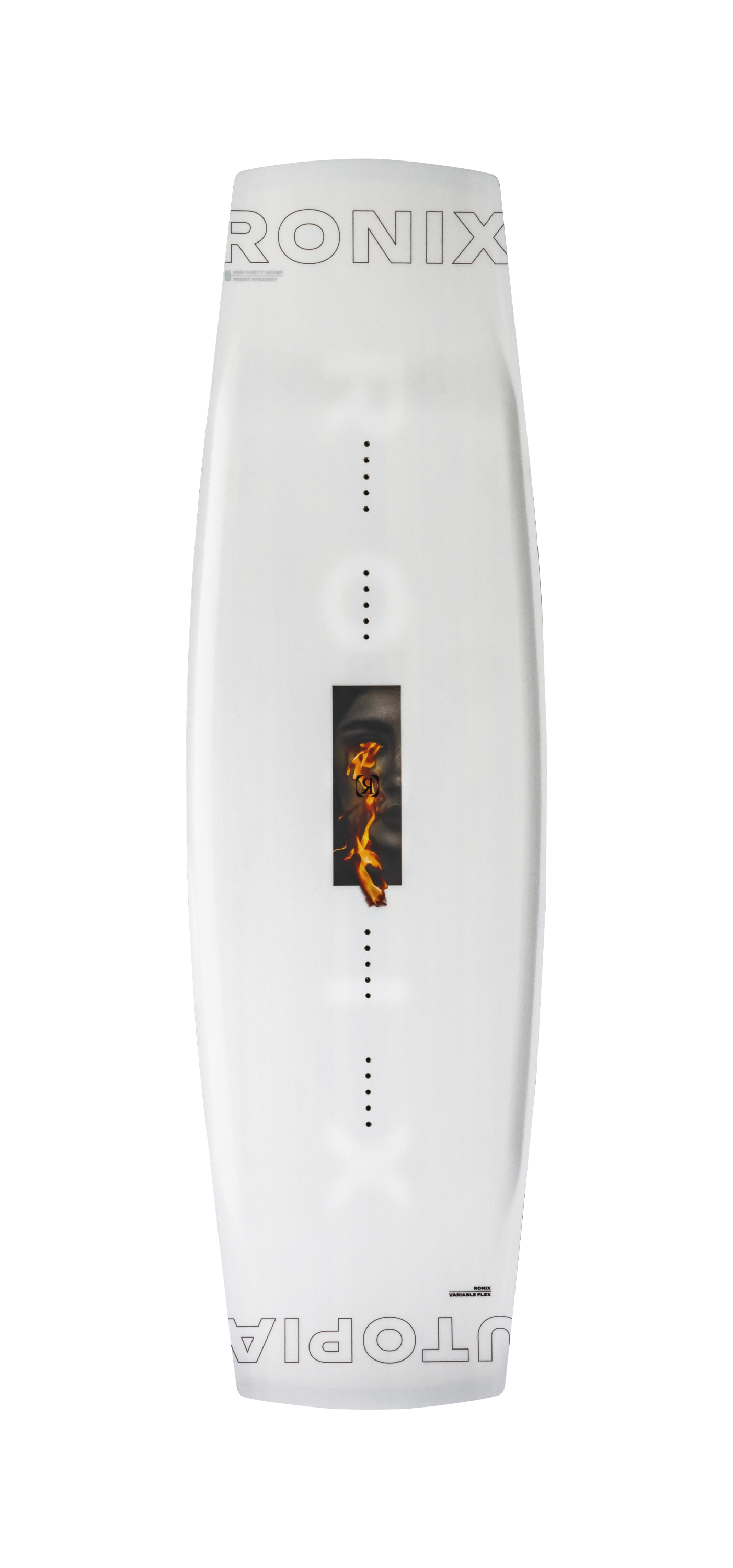 2027 Ronix Utopia Wakeboard White Fire — topsheet
