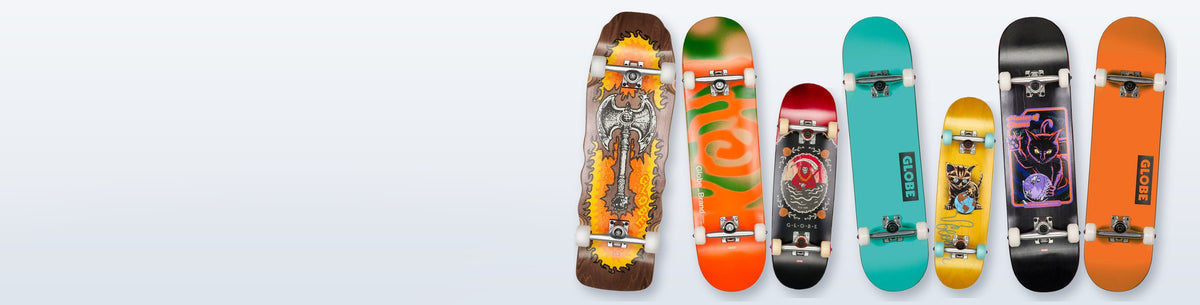 Globe kids and adult complete skateboards