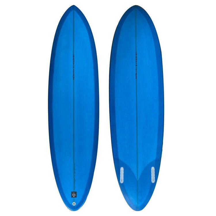 Channel Islands Mid Twin Surfboard - Blue