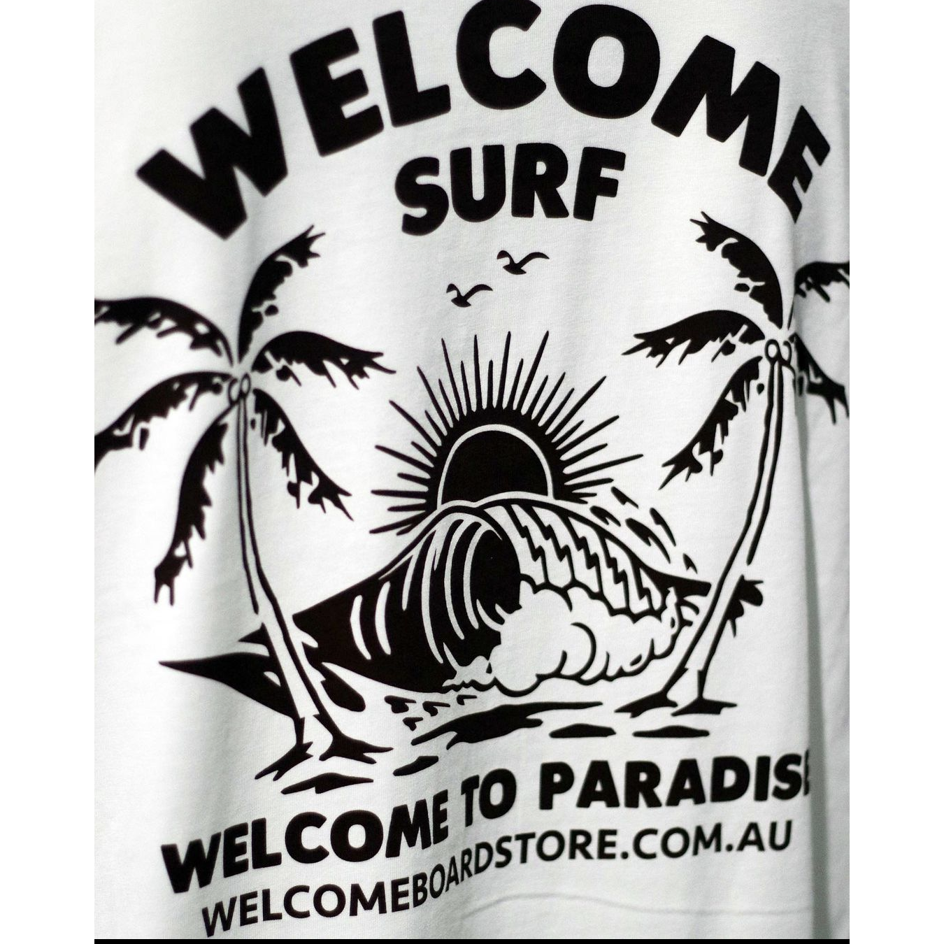 Welcome To Paradise Surf Tee