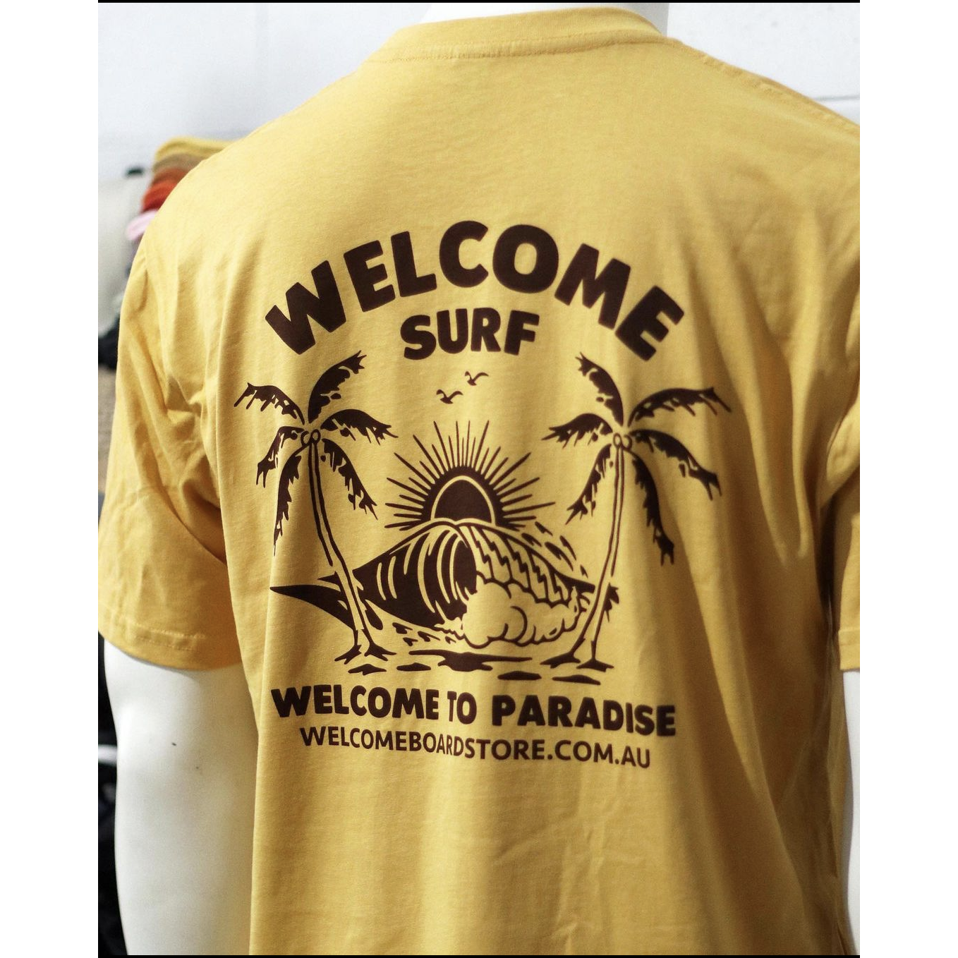 Welcome To Paradise Surf Tee