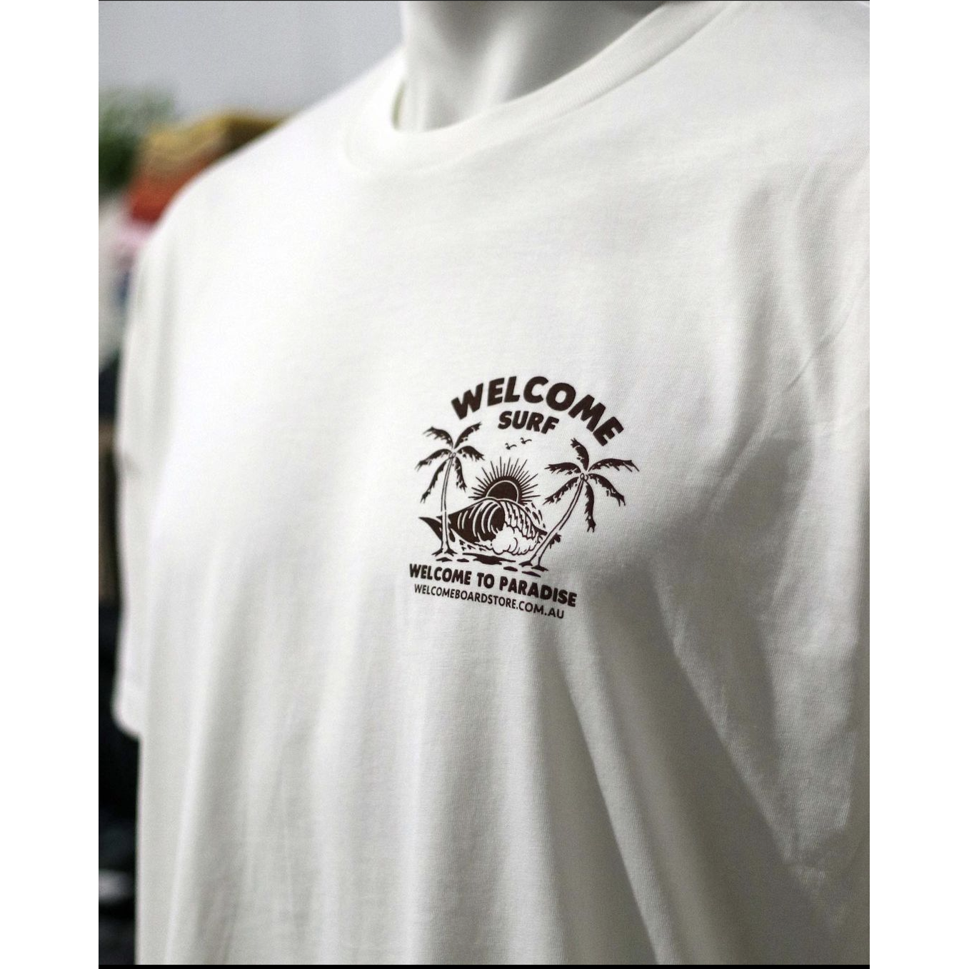 Welcome To Paradise Surf Tee